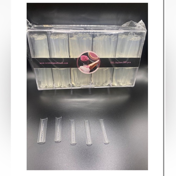 2 sets of Square Tips 500 Case - XXL NAILS NEW!!!!! - Picture 3 of 3